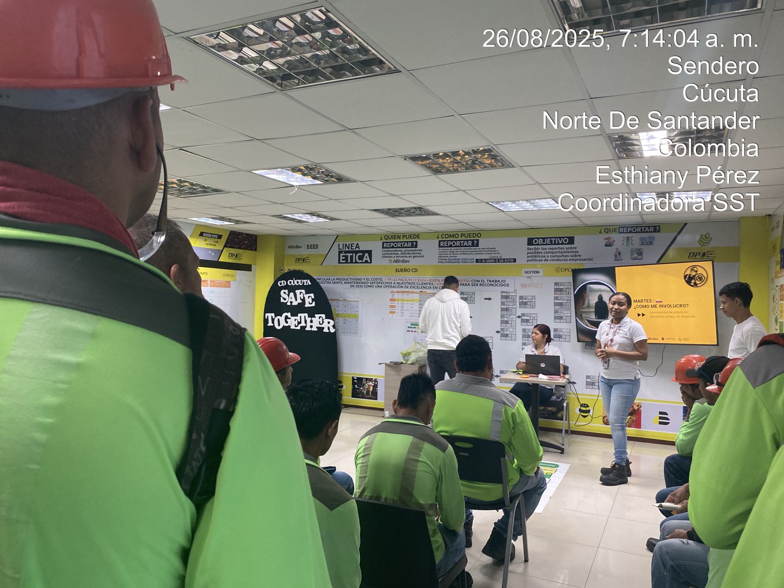 Evidencia de capacitación